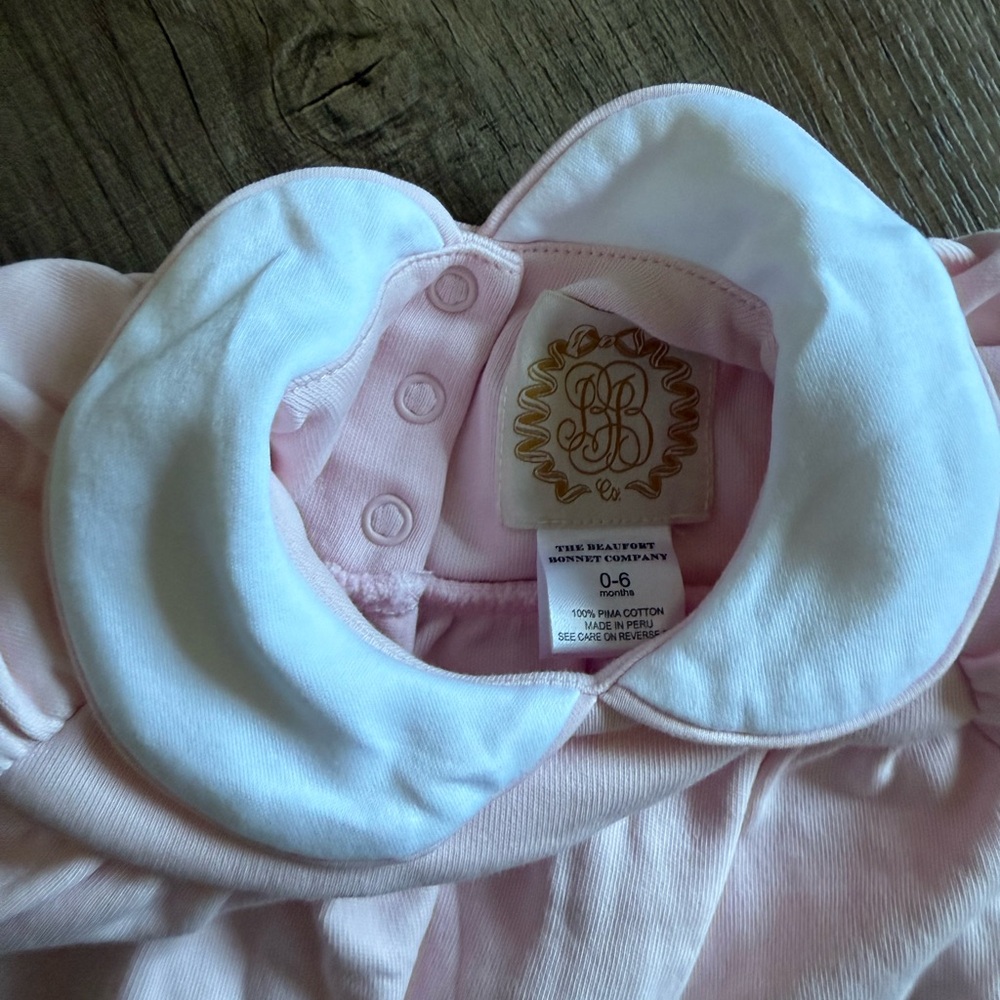 The Beaufort Bonnet Company Pink Dress with White Collar - Picture 2 of 2